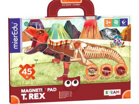 Peças Magnéticas Magnetic Pad: Tyrannosaurus - mierEdu | Sig Toys Fashion