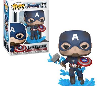 Funko Pop! Avengers Endgame: Captain America with Broken Shield - 573 For Sale