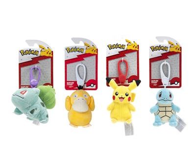 Porta-Chaves de Peluche Pokémon - Bizak - Envio Aleatório Online