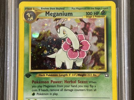 Meganium 10 111 1st Edition Neo Genesis PSA 8 53941145 Online now