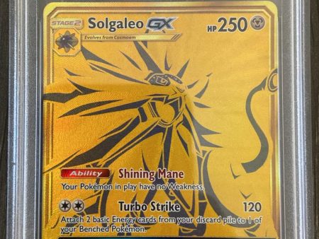 Solgaleo GX SM104a Hidden Fates Premium Collection Promo PSA 10 48212098 Fashion