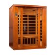 Dynamic Bellagio 3-Person Low EMF FAR Infrared Sauna (Canadian Hemlock) For Discount