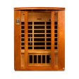 Dynamic Bellagio 3-Person Low EMF FAR Infrared Sauna (Canadian Hemlock) For Discount