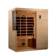 Dynamic Bilbao 3-Person Ultra Low EMF FAR Infrared Sauna (Canadian Hemlock) Discount