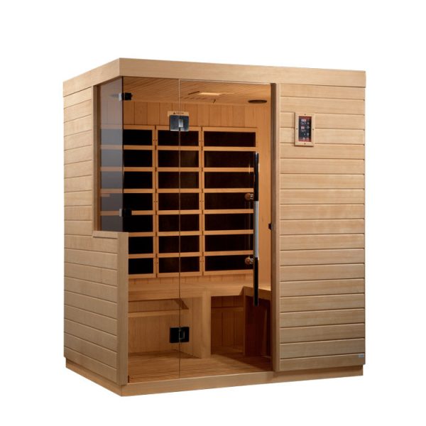 Dynamic Bilbao 3-Person Ultra Low EMF FAR Infrared Sauna (Canadian Hemlock) Discount