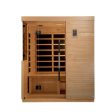 Dynamic Bilbao 3-Person Ultra Low EMF FAR Infrared Sauna (Canadian Hemlock) Discount