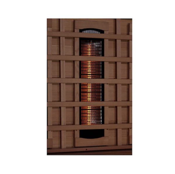 Golden Designs 6-Person Full Spectrum PureTech™ Near Zero EMF FAR Infrared Sauna with Himalayan Salt Bar (Canadian Hemlock) Online Hot Sale