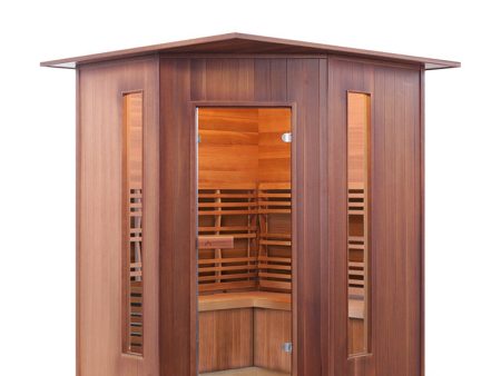 Enlighten Sauna SunRise 4 Corner Dry Traditional Sauna Online now