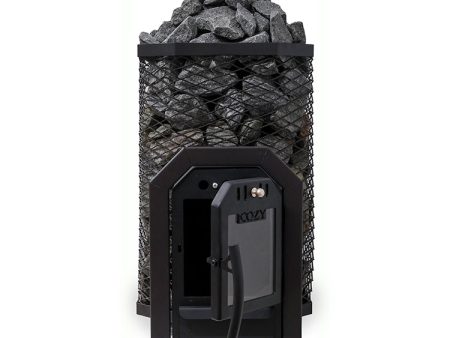 Cozy Heat Thru-Wall Wood-Burning Sauna Stove Fashion