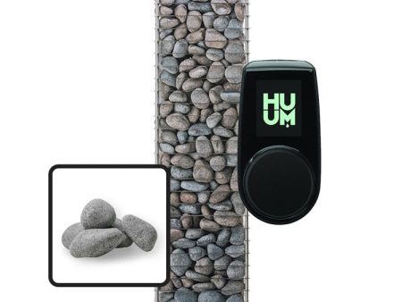 HUUM CLIFF 6W Electric Heater Package w  UKU Wifi Controller and Stones on Sale