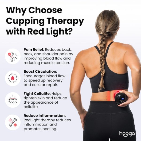 Hooga Red Light Therapy Smart Cupping Massager Online now