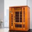 Dynamic Bellagio 3-Person Low EMF FAR Infrared Sauna (Canadian Hemlock) For Discount