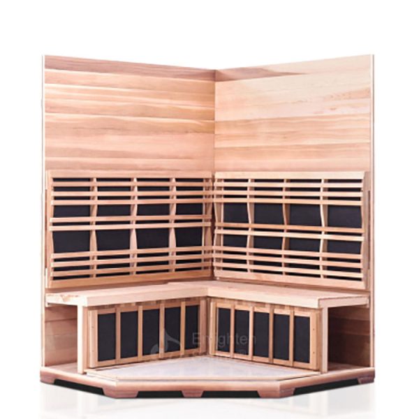 Enlighten Sauna Diamond 4 Corner Infrared Traditional Sauna Online