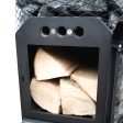 Cozy Heat Thru-Wall Wood-Burning Sauna Stove Fashion