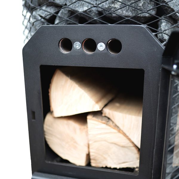 Cozy Heat Thru-Wall Wood-Burning Sauna Stove Fashion