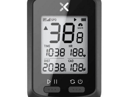 XOSS G+ GPS Bike Computer,  Ant+, Bluetooth, 25 Hours Battery, Waterproof, Barometer, Cadence, Heart Rate, Strava For Discount