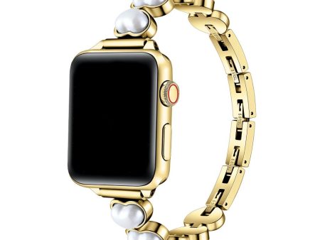 Grace Pearl and Metal Band for Apple Watch Hot on Sale