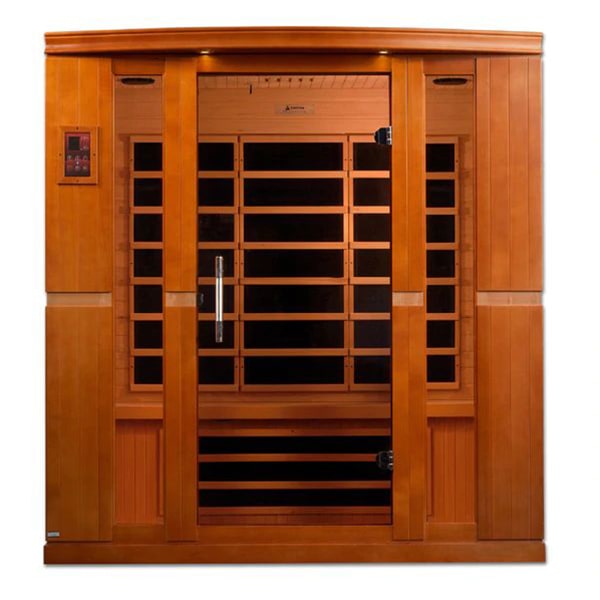 Dynamic Bergamo 4-Person Low EMF FAR Infrared Sauna (Canadian Hemlock) Online Hot Sale