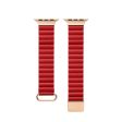 Dakota Leather Band for Apple Watch Red - FINAL SALE Hot on Sale