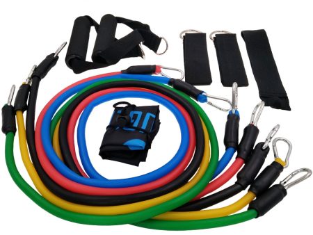 YOUGLE 11pcs set Pull Rope Fitness Exercises Resistance Bands Latex Tubes Pedal Excerciser Body Training Workout Yoga Sale