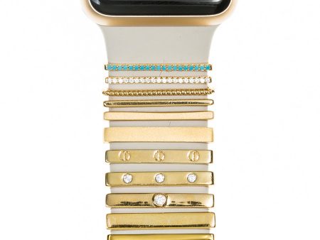 BYOB™ - gold stacking rings • Apple Watch & Fitbit band accessory Hot on Sale