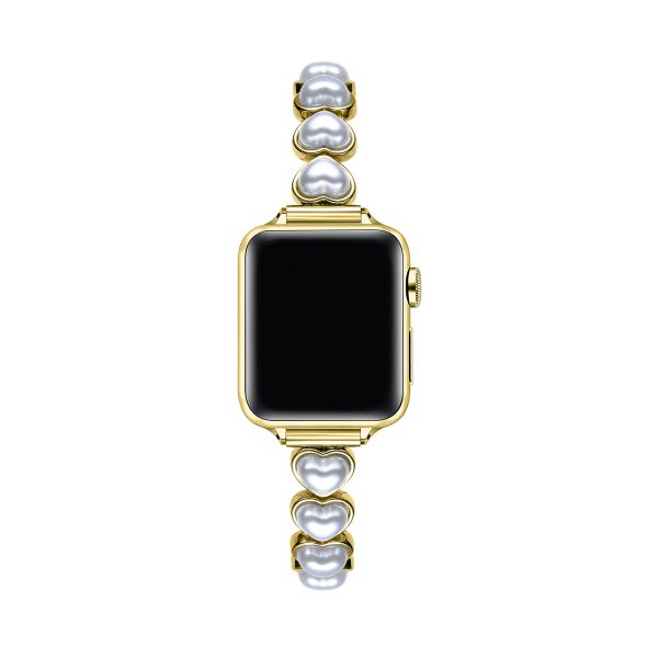 Grace Pearl and Metal Band for Apple Watch Hot on Sale