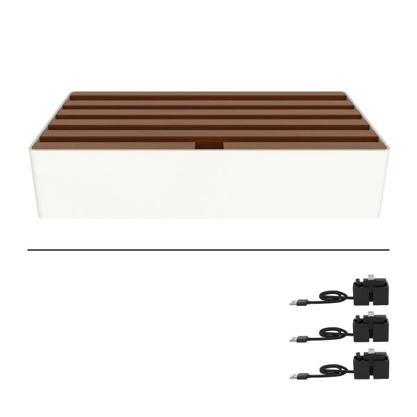 ALLDOCK Classic FAMILY White & Walnut Package Hot on Sale