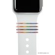 tiny rainbow crystal ring • Apple Watch & Fitbit band accessory For Sale