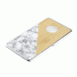 LuxeTech Dual Wireless Pad - Bamboo   White Marble Discount