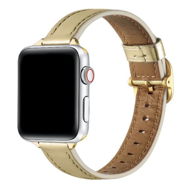 Carmen Skinny Metallic Leather Band for Apple Watch Online Hot Sale