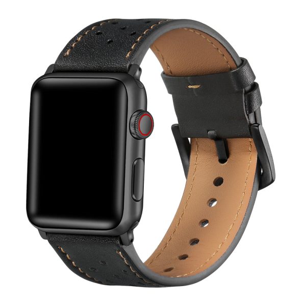 Derek Perforated Leather Band for Apple Watch Online Hot Sale