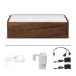 ALLDOCK Wireless Walnut & White Apple Package Supply