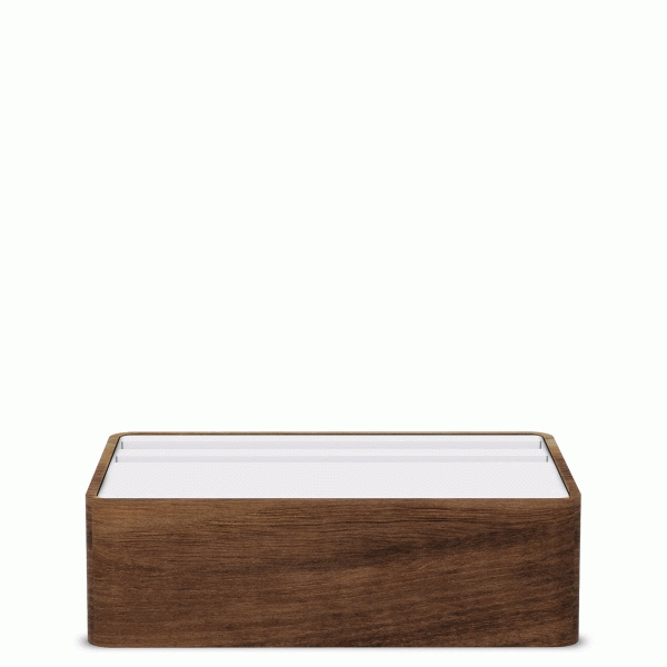 ALLDOCK Wireless Walnut & White Cheap