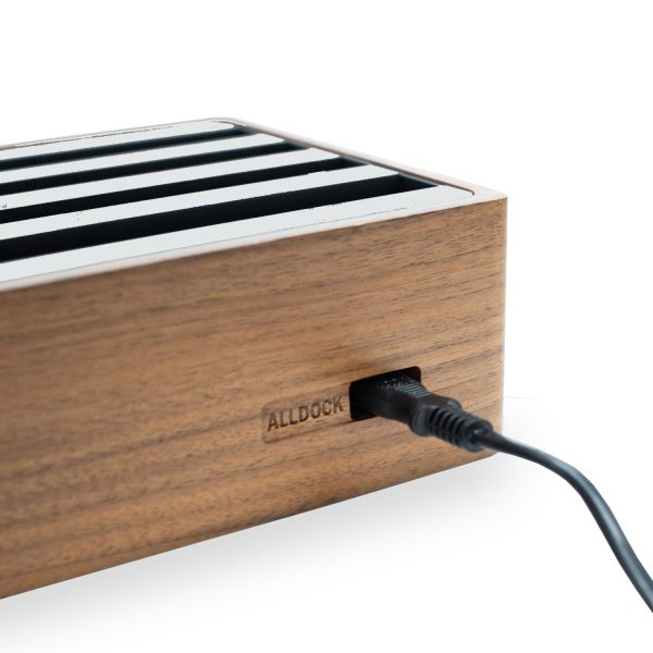 ALLDOCK Classic Walnut and Chrome Cheap