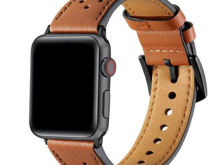 Derek Perforated Leather Band for Apple Watch Online Hot Sale