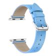 Calf Leather Band for Apple Watch Light Blue - FINAL SALE Sale