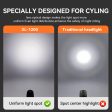 XOSS 1200 Lm Bike Light XL1200 Headlight Waterproof Type-C Rechargeable Front Lamp Bicycle Light Aluminum Ultralight Flashlight For Discount