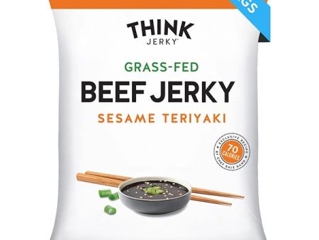 Think Jerky 100% Grass-Fed Beef Jerky - Sesame Teriyaki For Sale