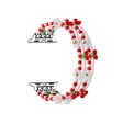 Cherry Beaded Band for Apple Watch Online Hot Sale