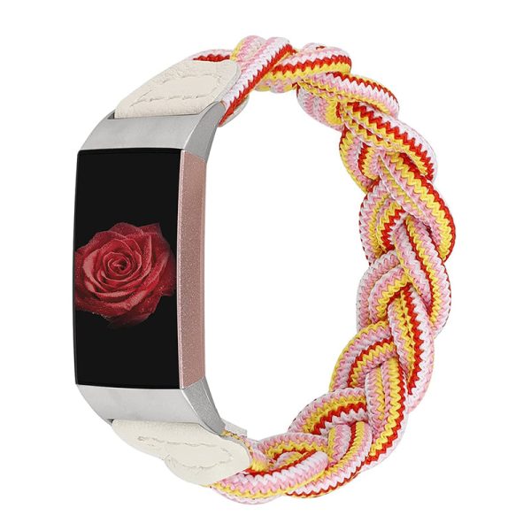 Wearlizer Fitbit Charge 4  Charge 3 Bands for Women, Cute Elastic Braided Online now