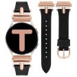 Wearlizer Leather Band Compatible with Samsung Galaxy Watch 5 4 Band 40mm 44mm Watch 5 Pro 45mm Watch 4 Classic 42mm 46mm, 20mm Watch Band Women with T-Shape Buckle for Active 2 40mm 44mm Watch 3 41mm For Discount