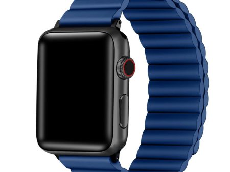 Magnetic Silicone Band for Apple Watch Eclipse Blue - FINAL SALE For Sale