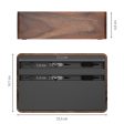 ALLDOCK Wireless Walnut & Black For Cheap