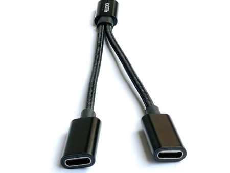 USB-C Cable Power Splitter Black (MFi) For Sale