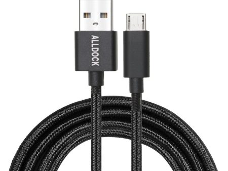 Extra Long Android Micro160cm Cable Black Online now