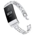 Wearlizer Fitbit Charge 4 Charge 3 Charge 3 SE Bands for Women Slim Metal Dressy Bling Rhinestone Hot on Sale