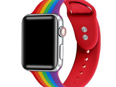 Rainbow Silicone Band for Apple Watch - FINAL SALE Supply