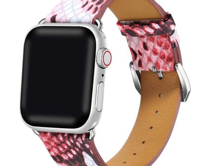 Snake Leather Band for Apple Watch - FINAL SALE on Sale