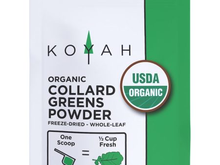 KOYAH Organic Collard Greens Powder Online Hot Sale