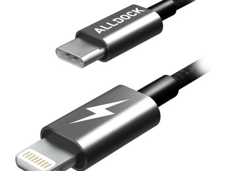 Apple USB-C MFi Lightning 35cm Cable Black Sale